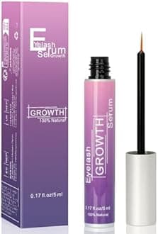 Premium Eyelash Growth Serum, Eyebrow Growth Serum, 18 Plant Extracts for Advanced Lashes Enhancer Longer, Fuller and Thicker, Natural Beauty Enhancement (4.67ml)