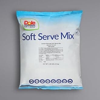 Soft Serve Mix, Lactose Free, Dairy free, Vegan, Gluten Free, 4.4 lb Bag By Magic Market (Lemon)