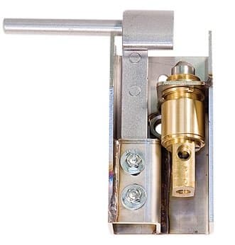 Garsite -Air Interlock Bracket assembly for Overwing or Underwing Nozzle with left hand bar on spring latch, N/O valve.