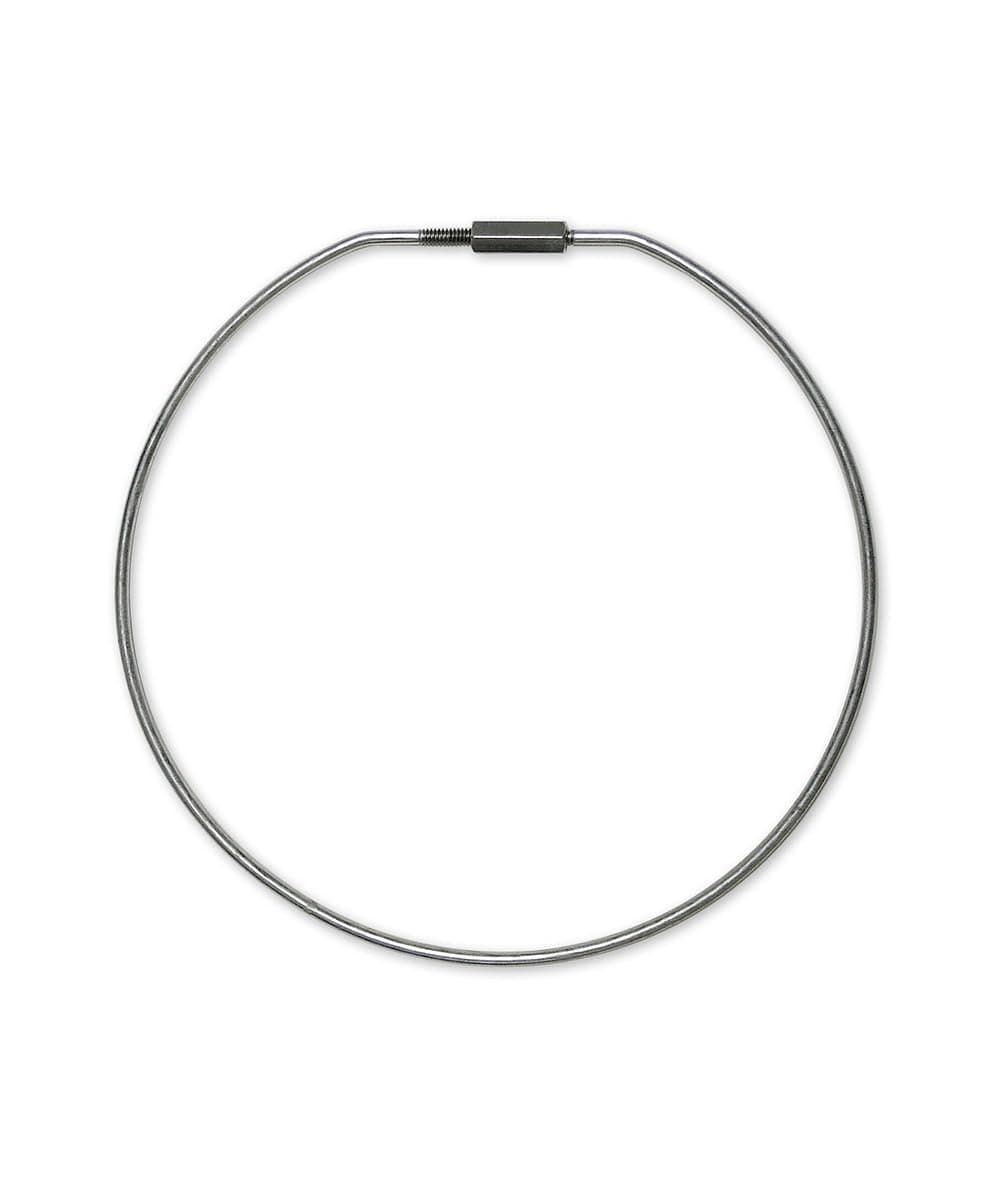 Lucky Line 8" Threaded Locking Key Rings, 1 Key Ring (7981),Silver