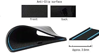 Auovo Anti Dust Mats for Toyota RAV4 Accessories 2024 2023 2022 2021 2020 2019 Custom Interior Fit Door Compartment Cup Holder Insert Center Console Liners(14pcs/Set)(Blue)