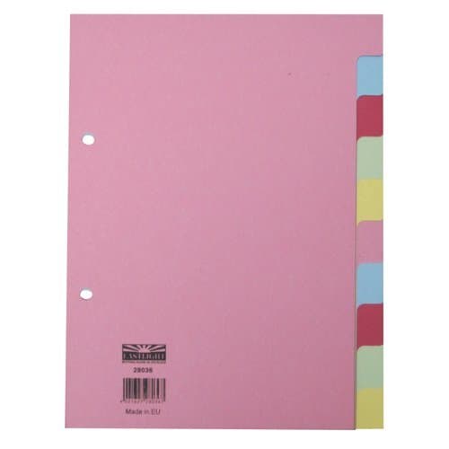 Eastlight Divider A5 Multi Coloured 10 Part 28036 Set