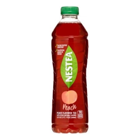 Nestea Iced Tea, Peach, 23 Fl Oz, 18 Count (Pack of 2)