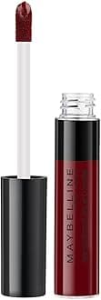 Maybelline New York Lipstick, Matte Finish, Non-Sticky and Non-Drying, Sensational Liquid Matte, 02 Soft Wine, 7ml