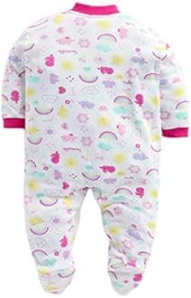 EIO® 100% Cotton Rompers Sleepsuits Jumpsuit Night Suits for Infants Newborn Baby Boys & Girls