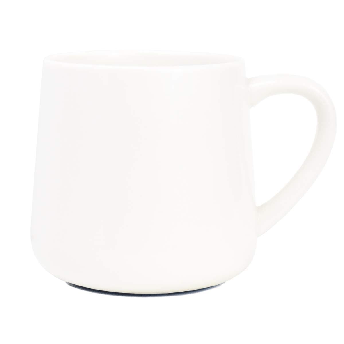 Bosmarlin Large Glossy Ceramic Coffee Mug, White Tea Cup for Office and Home, 18 oz, Suitable for Dishwasher and Microwave, 1 Pack (White)