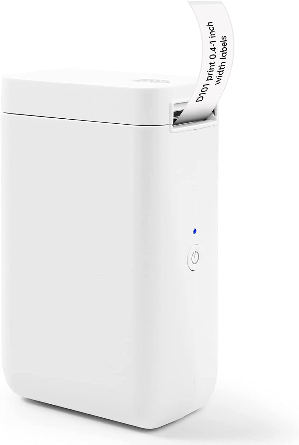 Label Maker Machine with Tape D101 Label Printer 0.5 to 1 Inch Wide Wireless Connection Multiple Templates Available for Phone Pad Easy to Use Office Home Organization USB Rechargeable