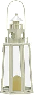 Zings & Thingz Home Locomotion 10014634 Lighthouse Candle Lantern