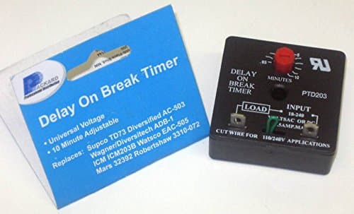 PTD203 Delay On Break Timer replacement for TD73 SUPCO
