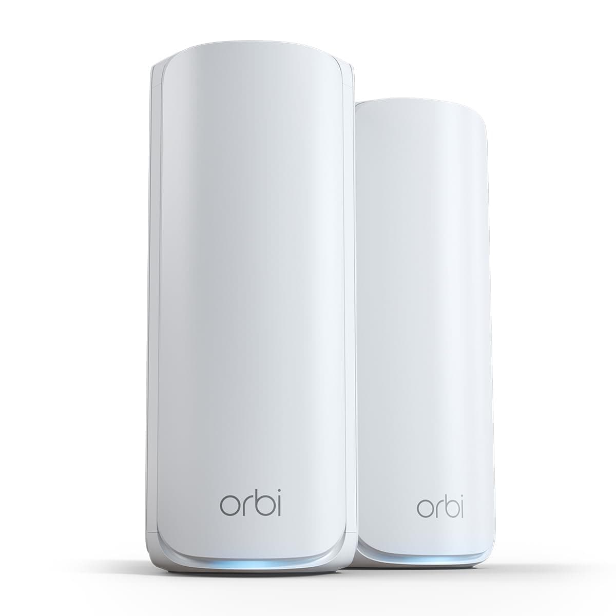 – Orbi 7 Mesh Tri-Band WiFi System (RBE772) – Pack of 2 – 500 m² Coverage, 100 Devices – 2.5 Gbps Internet Port – BE11000 (11 Gbps) – Compatible with Thick Walls and All Boxes