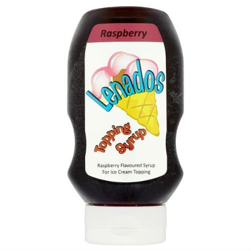 Lenados Topping Syrup Raspberry 585g