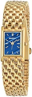 BERNY Gold Watches for Women Updated Ladies Quartz Wrist Watches Stainless Steel Band Womens Small Gold Watch Luxury Casual Fashion Bracelet Tools Included