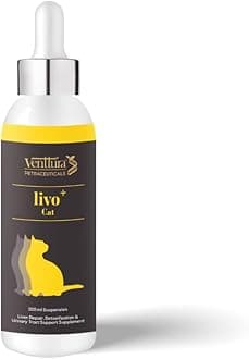 - livo+ Cat Supplement | Liver Repair, Detoxification & Urinary Tract Support | Specifically for Cats |Supports Recovery & Recuperation | (100 Ml Suspension)