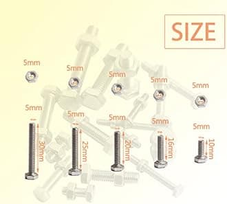 Outer hexagonal bolt