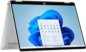 HP OmniBook 5 Flip 2-in-1 14" Full HD+ Touch-Screen Laptop | Intel Core 5 120U|Intel Graphics| Copilot | Webcam| Silver | 8GB RAM DDR5 | 1024GB SSD |Windows 11 Pro |