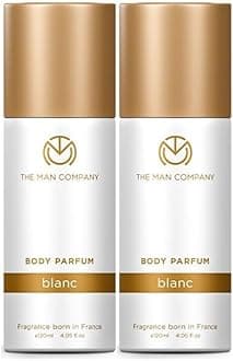 Blanc Perfume For Men | Long Lasting Fragrance | No Gas Deodorant Combo Set For Men | Luxury Premium Body Spray 120ml (Pack Of 2)
