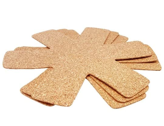 Cork Pan Protector, Protects Your Pans When Stacking, Set of 3, Sustainable, Vegan, Ecological