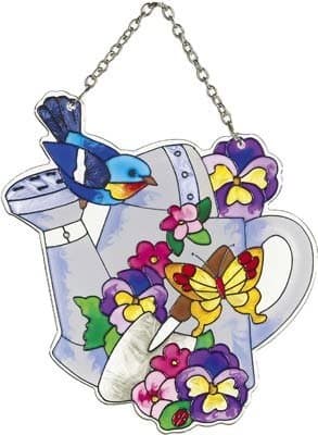 Watering Can and Bird Sun Catcher