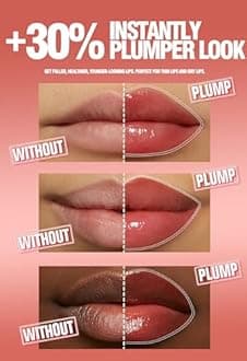 Moisturizing Glossy Lip Gloss, Spicy Long-Lasting Plumping Lip Oil Gloss, Color Lip Glaze Lipstick, Natural Lip Plumper Gloss Make Lips Fuller & Moisturizing, Lip Volume Hydrating (B, 07)