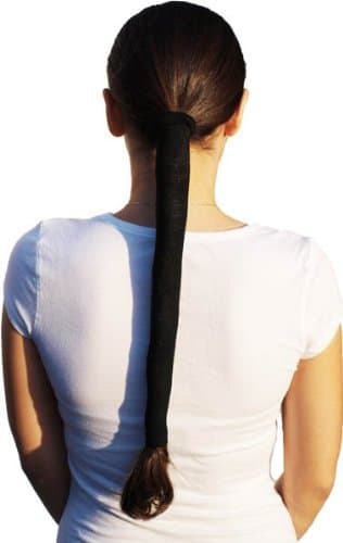 Wrapter Ponytail Hair Wrap (Black)