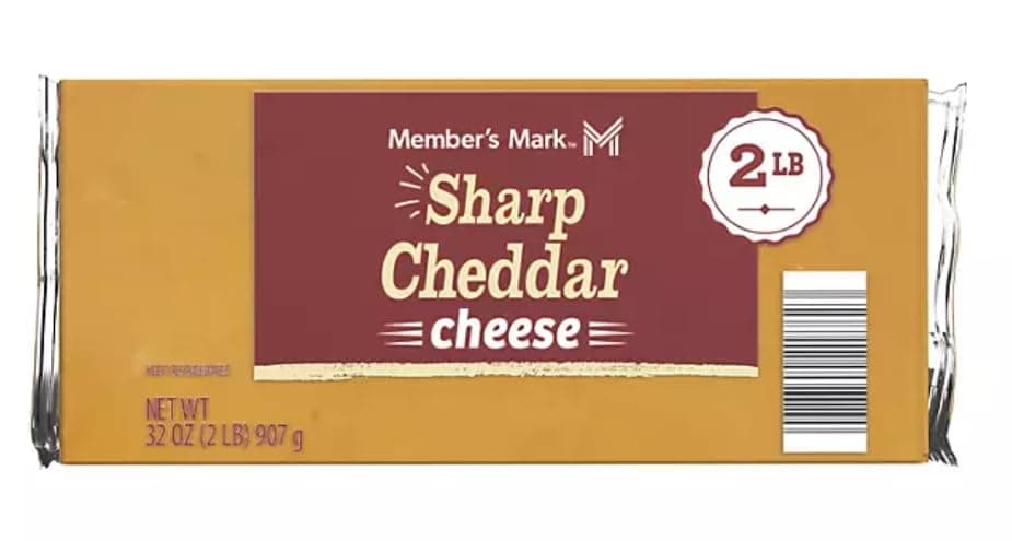 Sharp Cheddar Cheese Block 2 lbs.
