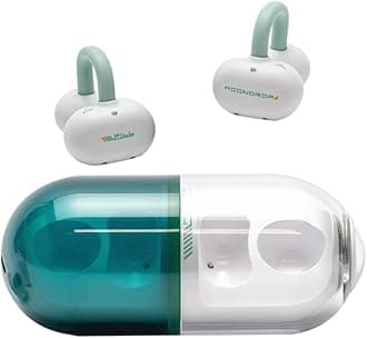 Moondrop Pill Open Ear Headphones Bluetooth 6.0 OWS Hanging Earphones IPX4 Open Ear Clip Wireless Earbuds Built-in AI ENC MD-0WS-003 (Green)