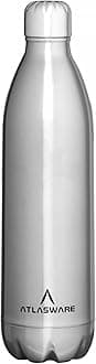 Stainless Steel Vacuum Bottle, 750 ml - Matt Steel