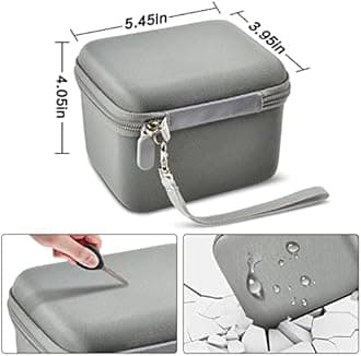 Vlogging Camera Case Compatible with SuperiorTek/ for VETEK/ for VJIANGER/ for OIEXI 4K 48MP Digital Cameras for Youtube. Vlog Camera Carrying Storage for Lens, Cable and Accessories-Grey(Box Only)