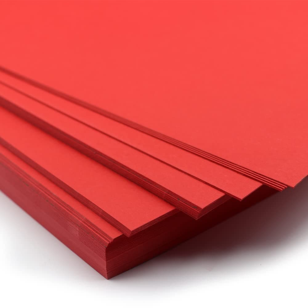 Red Colored Paper A4 (250 Gsm Red 20 Sheets)