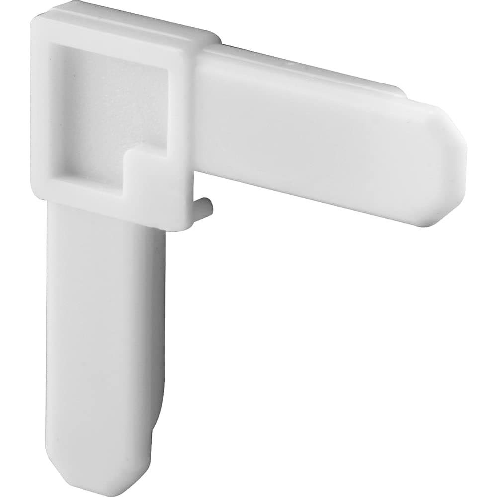 MP7726-50 Screen Frame Corner, 7/16 In. x 3/4 In., White Plastic (50 Pack)