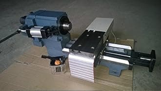 GOWE Mini CNC Lathe Machine Frame for CNC Machine, DIY Metal Wood D40mm Machine Tool