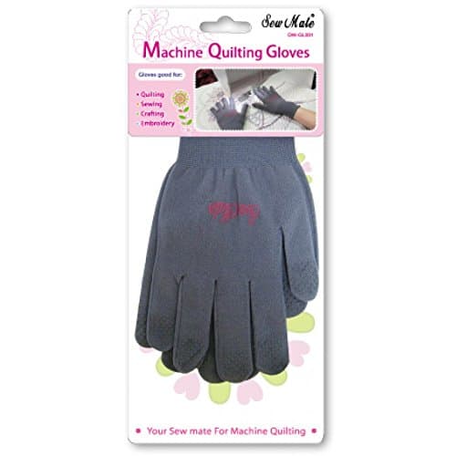Sew Mate Deluxe Machine Quilting Gloves
