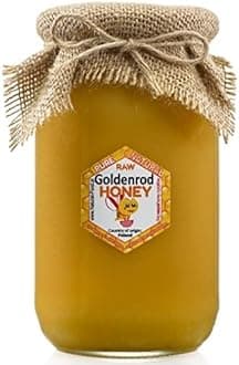 RAW HONEY directly from the beekeeper in Poland | 1,1 KG | GOLDENROD honey | Raw, natural, very healthy, without additives. Unfiltered, not centrifuged or heated | Made by bees