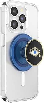 Phone Grip for MagSafe with Kickstand, Magnetic Stand, Swappable Top, Secure Hold for iPhone MagSafe Cases, Phone & Tablet Grip - Enamel Prosper