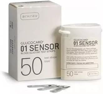 Arkray 01 Glucocard Sensor Test (50 Strips, White)