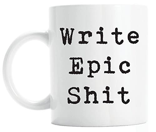 LovableGiftCo Gift for Writer, 'Write Epic Shit' Authors Mug