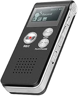 Paranormal Ghost Hunting Equipment Digital EVP Voice Activated Recorder USB US 8GB (Black)