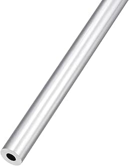 METALLIXITY 6063 Aluminum Tube (11mm OD x 5mm ID x 300mm L), Aluminum Round Tubing - for Home Furnishing, Machinery, DIY Handicraft