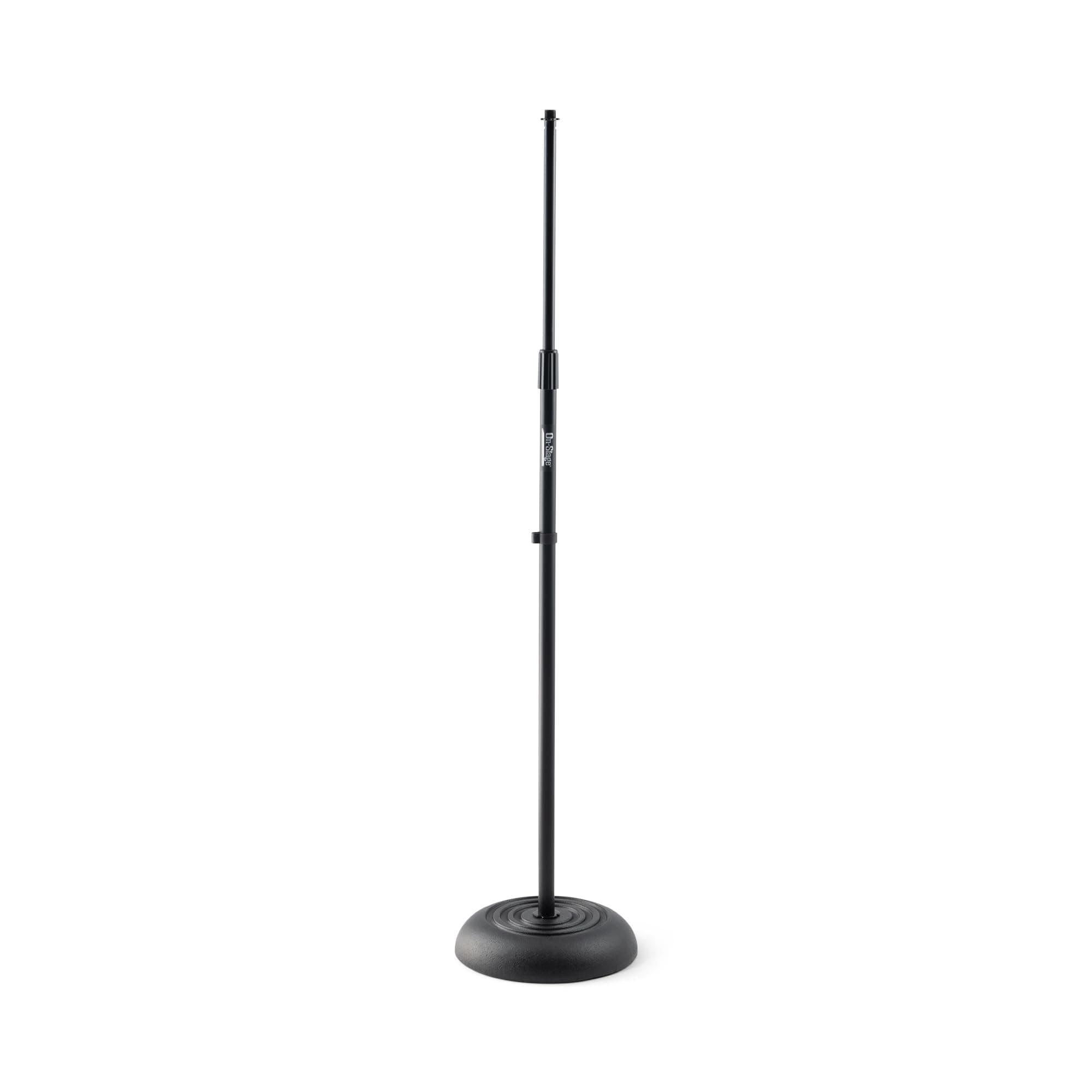 On Stage Stands MS7201B Round Base Microphone Stand - Black