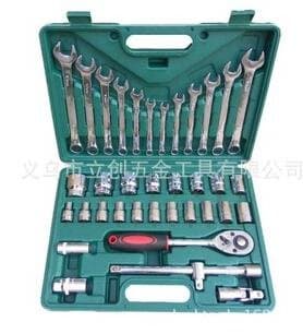 Chrome Vanadium Steel Auto Repair Socket Set Tools Lc8037 37 PCS Car Emergency Tool Kit