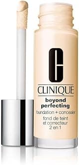 Clinique Beyond Perfecting Lightweight Liquid Foundation + Concealer For Dry Combination to Oily Skin Types | Full Coverage + Natural Matte Finish