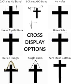 Cross With Angel Wings Wall Decor - Baby Funeral Gift - Loss of Father or Mother Sympathy Gifts - Personalized Metal ACM Cross Sign - Angel Wing Memorial Custom