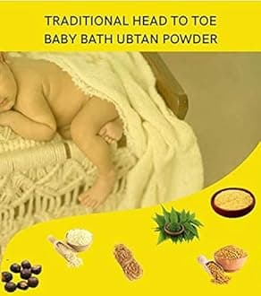 Traditional and Homemade Head-to-Toe Herbal Baby Bath Ubtan Powder (0-5 Years) (1 KG)
