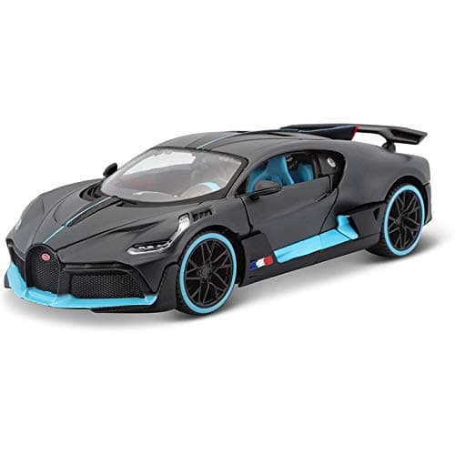 Tech Bugatti Divo Dark Gray 1/24 Diecast Model Car