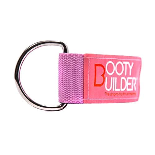 Booty Builder Ankle Strap for Cable Machines, Legs, Glutes, Abs and Hip Workouts, Fully Adjustable & Breathable, Home & Gym Color - Pink