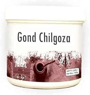 Hakim Suleman’s Gond Chilgoza - A Natural Product, with The Goodness of Chilgoza (Pine Nuts). It is a Herbal Intake Used for a Healthy Life and Well-Being of Men.