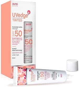 Uvedge Tinted Sunscreen for All Skin Types SPF 50