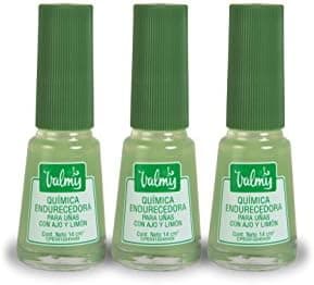 2in1 Nail Hardener Garlic Nail Polish & Lemon Nail Whitener Base Coat Nail Polish for Yellow Toenail, Endurecedor de Uñas, 0.47 Ounce, Pack of 3