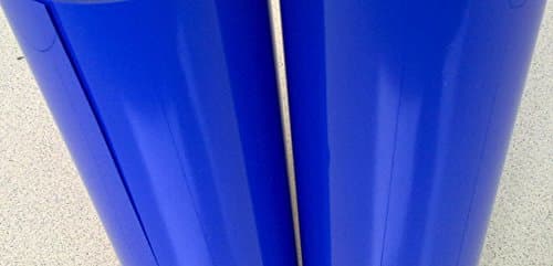 DIY Iron on Heat Transfer Vinyl Cutter Plotter 1 Yard T Shirt Heat Applied (Royal Blue)