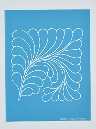 Hancy Creations 30427 Feather Square Full Line Stencils